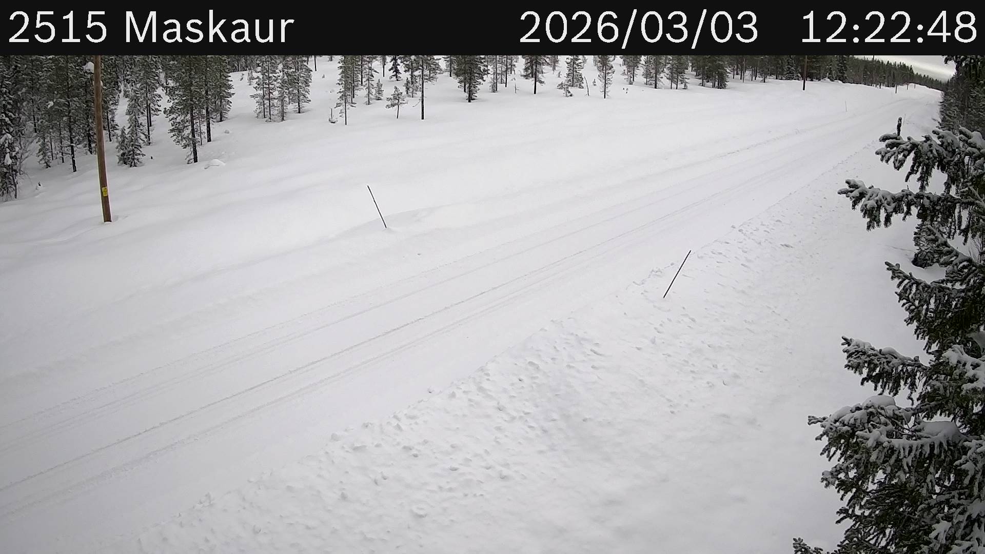 Vägkamera Maskaur – Arjeplogs kommun, Norrbottens län