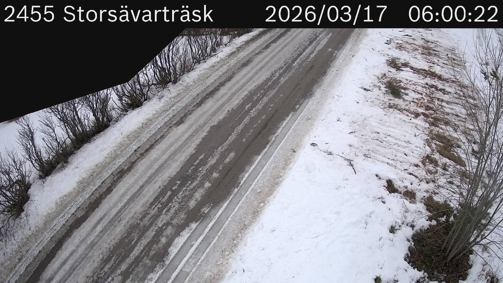 Vägkamera Storsävarträsk – Vindelns kommun, Västerbottens län