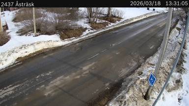 Vägkamera Åsträsk — väglag i Västerbotten