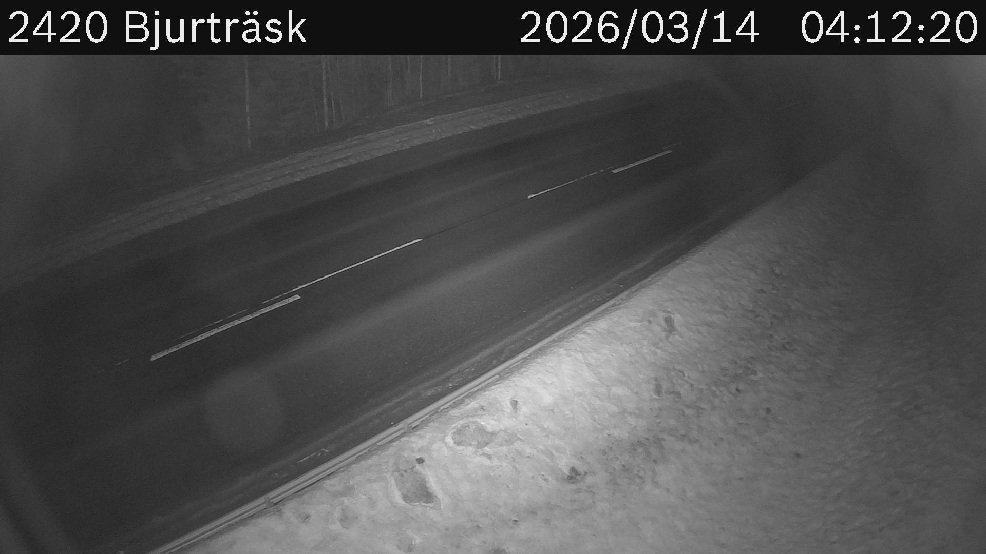 Vägkamera Bjurträsk – Norsjö kommun, Västerbottens län