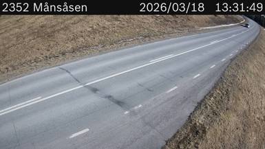 Vägkamera Månsåsen — väglag i Jämtland