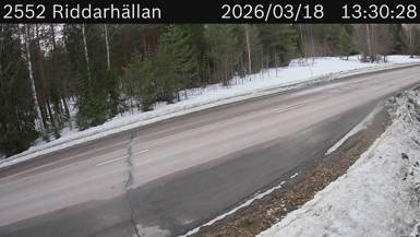 Vägkamera Riddarhällan — väglag i Norrbotten