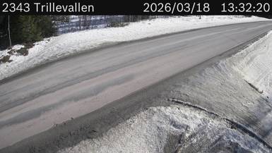 Vägkamera Trillevallen — väglag i Jämtland