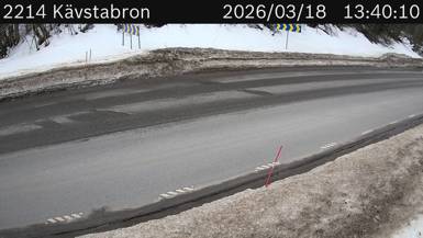 Vägkamera Kävstabron — väglag i Västernorrland