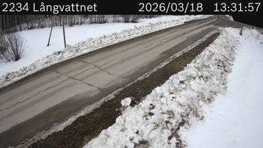 Vägkamera Långvattnet — väglag i Västerbotten