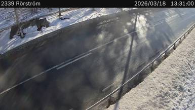 Vägkamera Rörström — väglag i Västerbotten