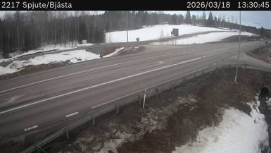 Vägkamera Spjute/Bjästa — väglag i Västernorrland