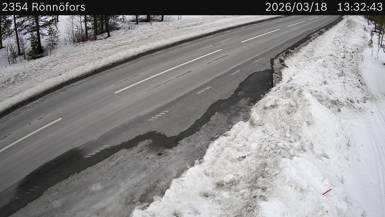 Vägkamera Rönnöfors — väglag i Jämtland