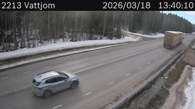 Vägkamera Vattjom — väglag i Västernorrland
