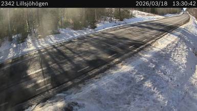 Vägkamera Lillsjöhögen — väglag i Jämtland