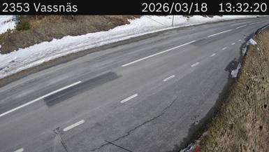 Vägkamera Vassnäs — väglag i Jämtland