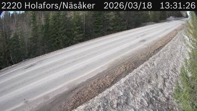 Vägkamera Holafors/Näsåker — väglag i Västernorrland