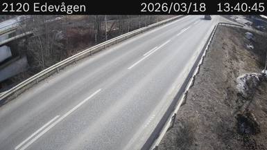 Vägkamera Edevågen — väglag i Dalarna