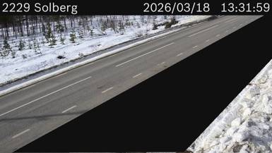 Vägkamera Solberg — väglag i Västerbotten