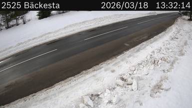Vägkamera Bäckesta — väglag i Norrbotten