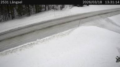 Vägkamera Långsel — väglag i Norrbotten