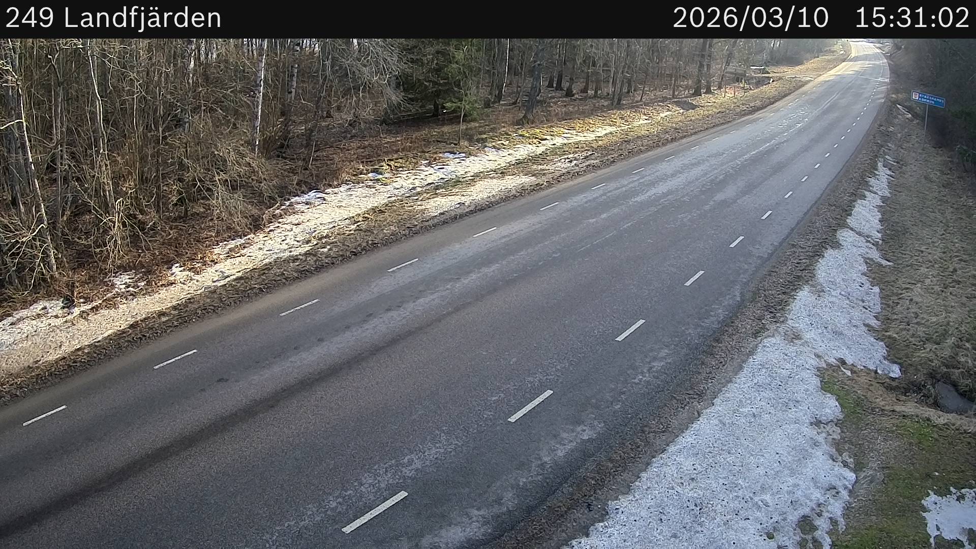 Vägkamera Landfjärden – Nynäshamns kommun, Stockholms län