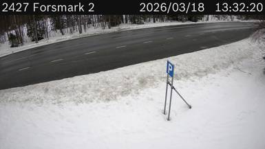 Vägkamera Forsmark — väglag i Västerbotten