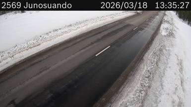 Vägkamera Junosuando — väglag i Norrbotten