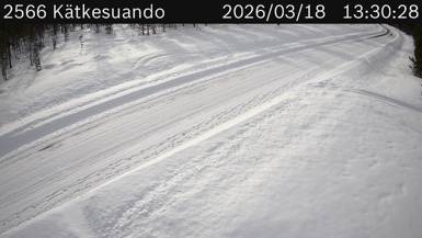 Vägkamera Kätkesuando — väglag i Norrbotten