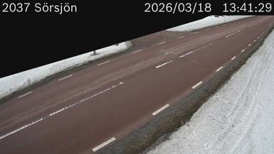 Vägkamera Sörsjön — väglag i Dalarna