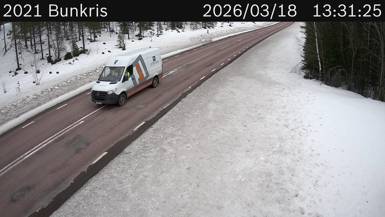 Vägkamera Bunkris — väglag i Dalarna