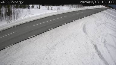 Vägkamera Solberg — väglag i Västerbotten