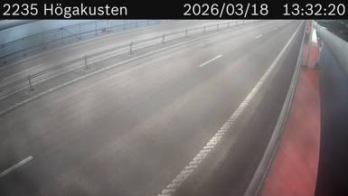 Vägkamera Högakusten — väglag i Västernorrland