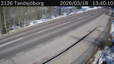 Vägkamera Tandsjöborg — väglag i Dalarna