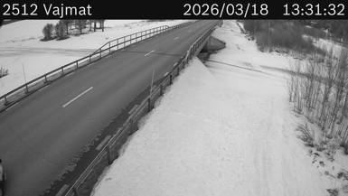 Vägkamera Vajmat — väglag i Norrbotten