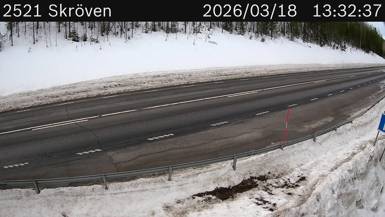 Vägkamera Skröven — väglag i Norrbotten