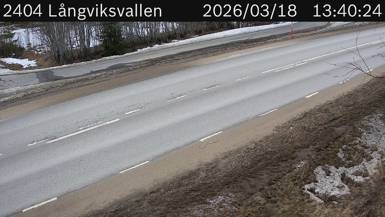 Vägkamera Långviksvallen — väglag i Västerbotten