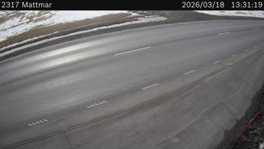 Vägkamera Mattmar K — väglag i Jämtland