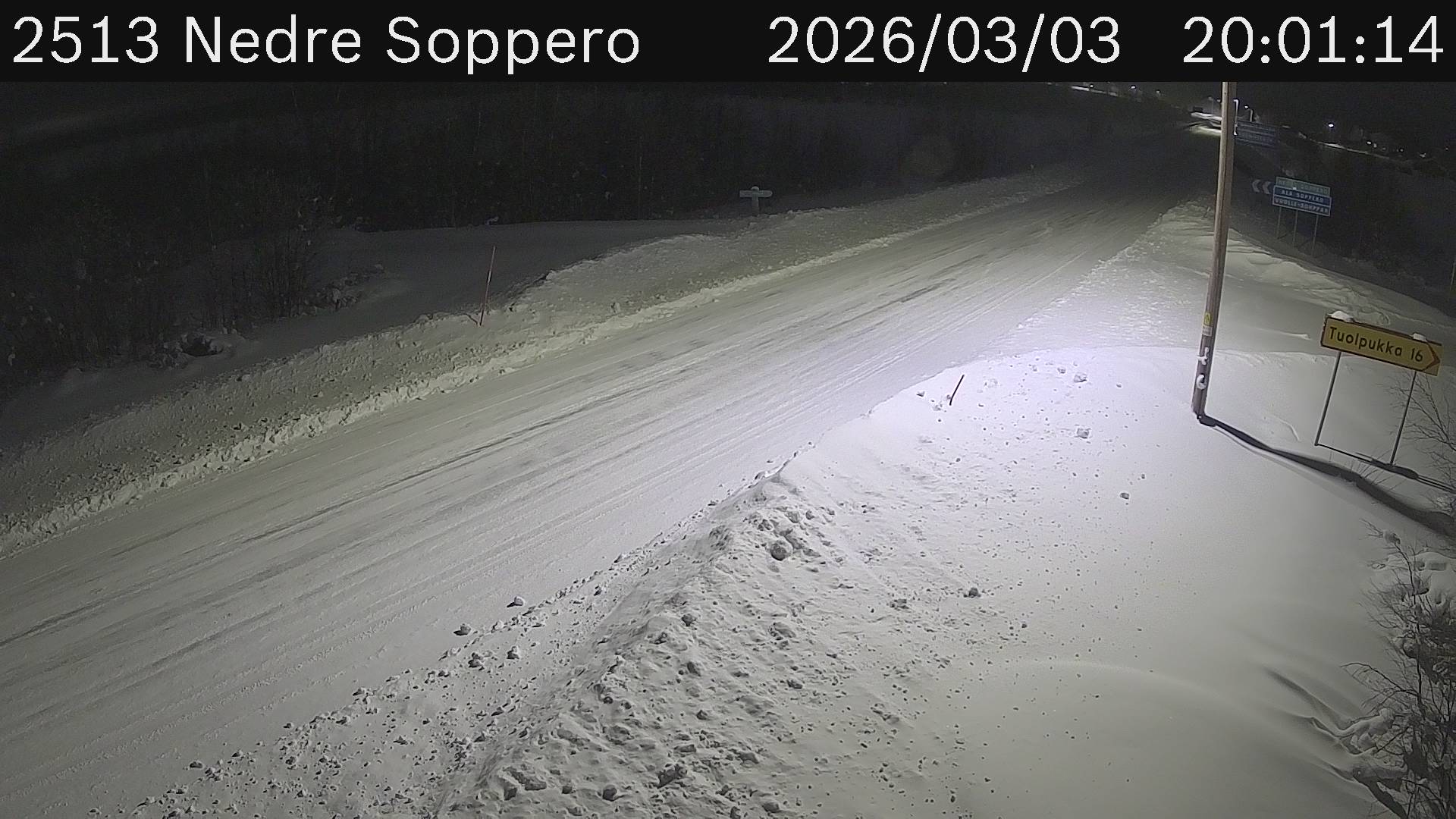 Vägkamera Nedre Sopporo – Kiruna kommun, Norrbottens län