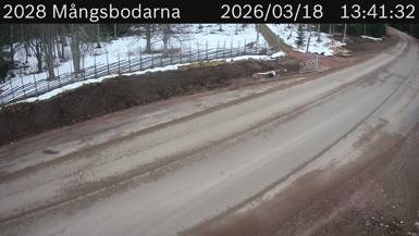 Vägkamera Mångsbodarna — väglag i Dalarna