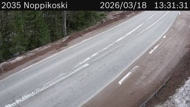 Vägkamera Noppikoski — väglag i Dalarna