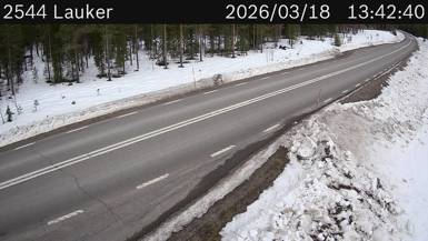 Vägkamera Lauker — väglag i Norrbotten