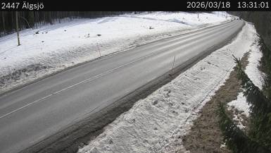 Vägkamera Älgsjö — väglag i Västerbotten