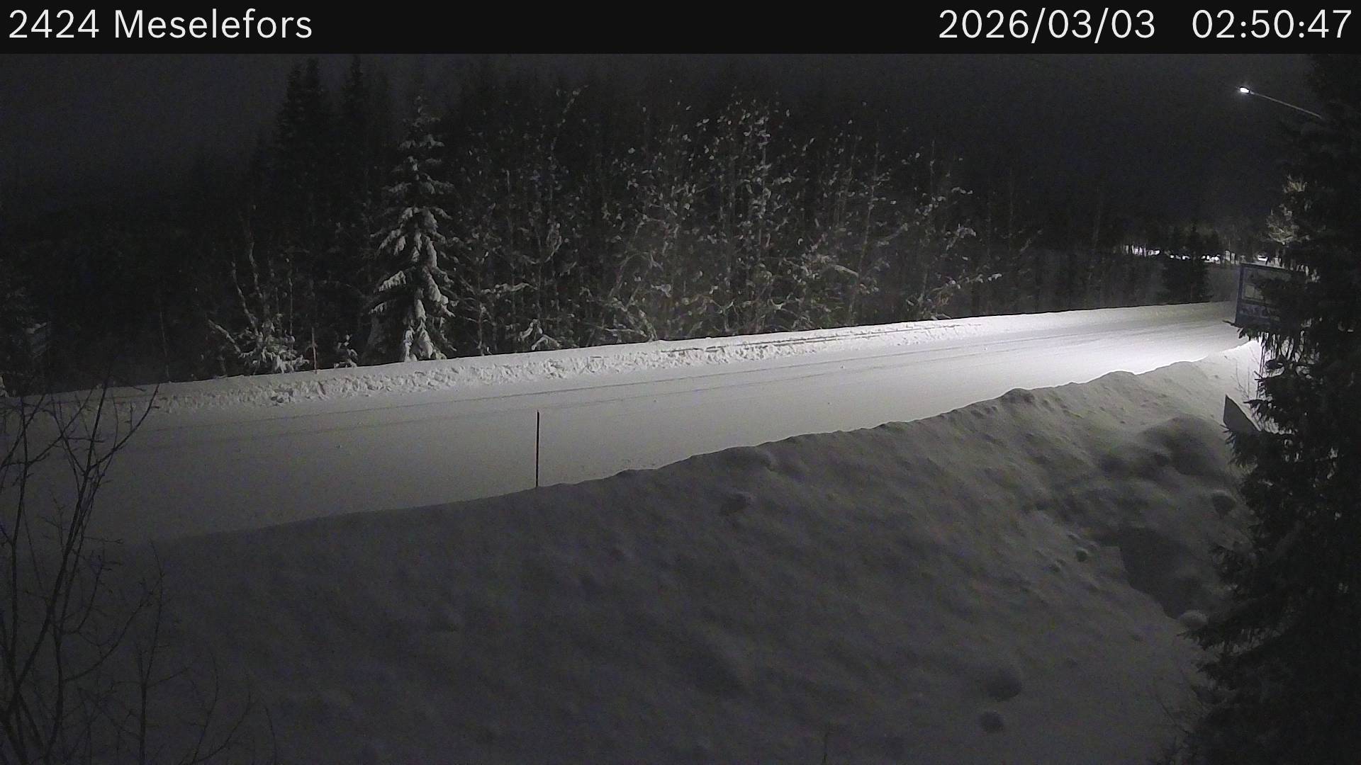 Vägkamera Meselefors – Vilhelmina kommun, Västerbottens län