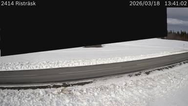 Vägkamera Risträsk — väglag i Västerbotten