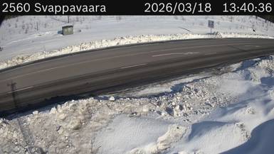 Vägkamera Svappavaara — väglag i Norrbotten