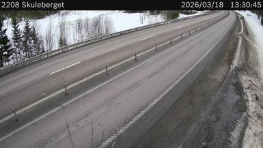 Vägkamera Skulebeget — väglag i Västernorrland