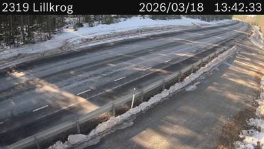 Vägkamera Lillkrog — väglag i Jämtland