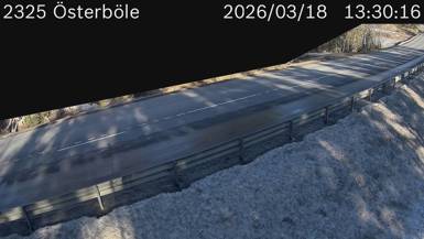 Vägkamera Österböle — väglag i Jämtland