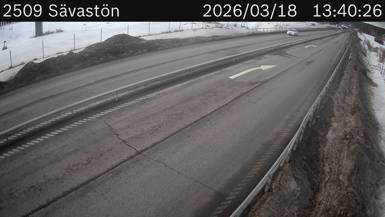 Vägkamera Sävastön — väglag i Norrbotten