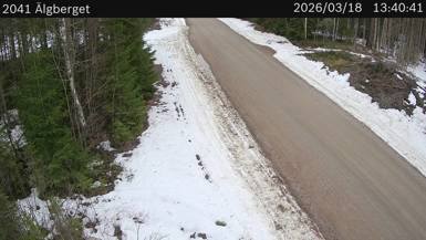 Vägkamera Älgberget — väglag i Dalarna