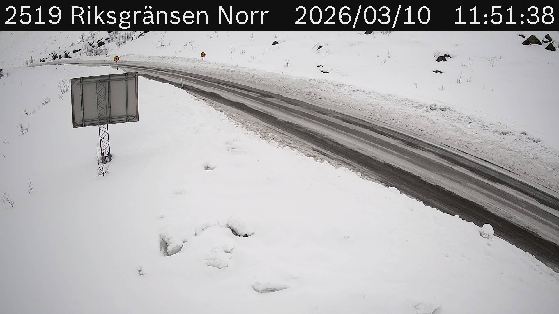 Vägkamera Riksgränsen Öst – Kiruna kommun, Norrbottens län