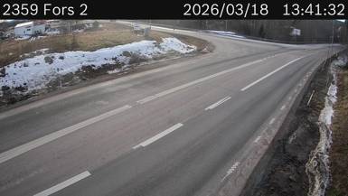 Vägkamera Fors — väglag i Västernorrland