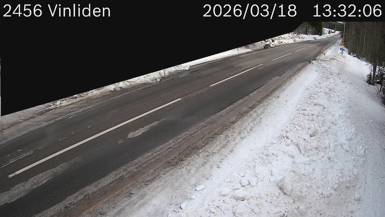 Vägkamera Vinliden — väglag i Västerbotten