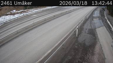 Vägkamera Umåker — väglag i Västerbotten